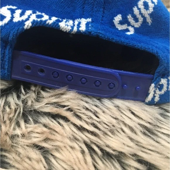 Supreme Blue Logo Hat - Picture 4 of 6